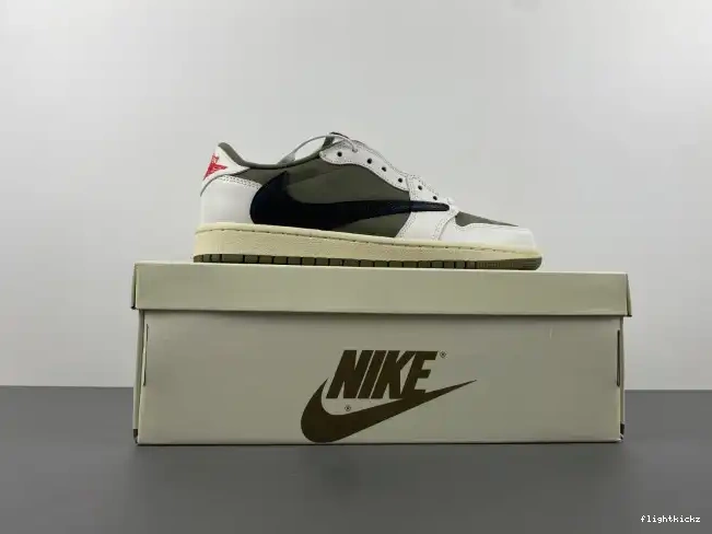 X AIR JORDAN MEDIUM DM7866-200 LOW 1 OLIVE SCOTT OG TRAVIS 0602